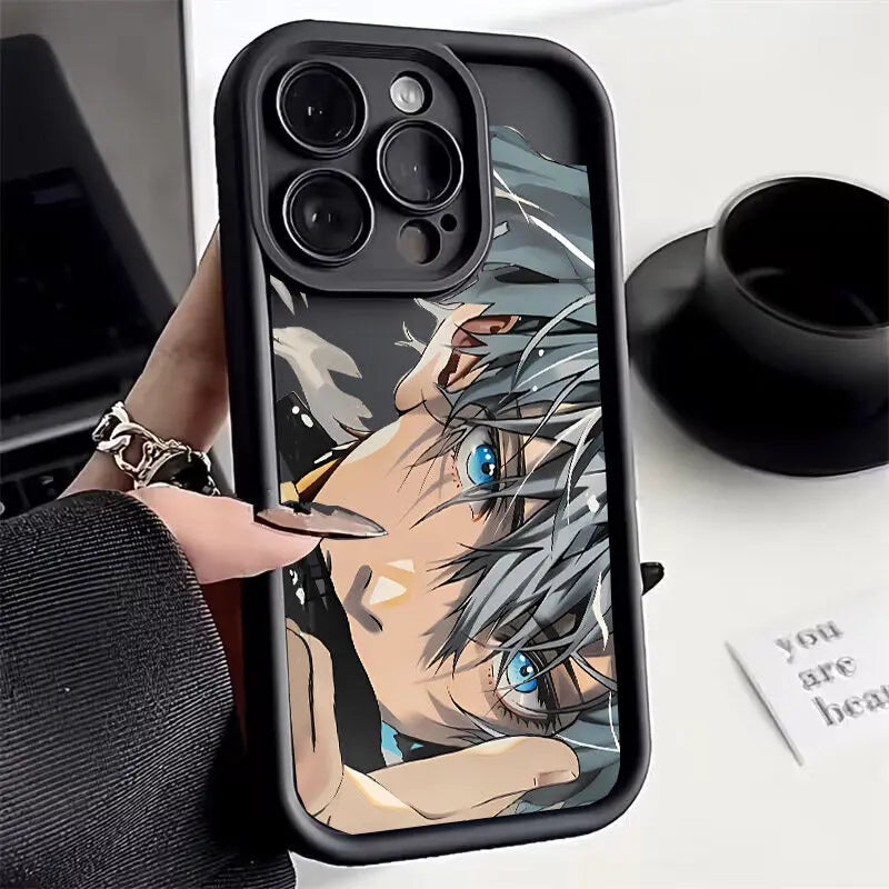 Jujutsu Kaisen Gojo Satoru housse en Silicone pour Motorola MOTO Edge 40 50 Pro Fusion Ultra G85 G35 G75 G05 G84 G15 G34 E14