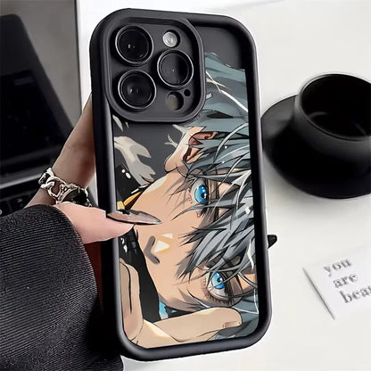 Jujutsu Kaisen Gojo Satoru housse en Silicone pour Motorola MOTO Edge 40 50 Pro Fusion Ultra G85 G35 G75 G05 G84 G15 G34 E14