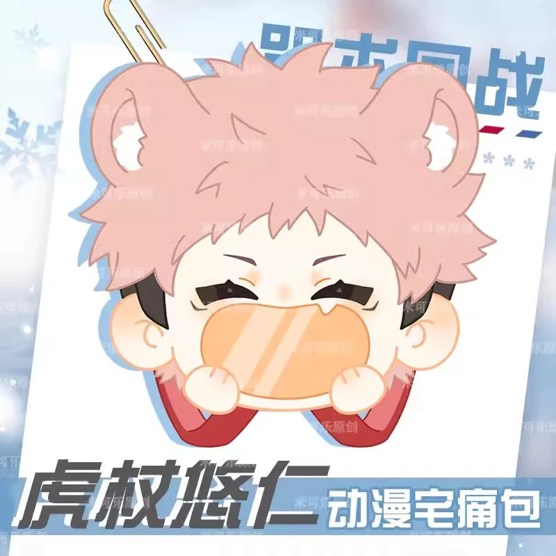 アニメ虎杖悠仁コスプレぬいぐるみバッグ大きな口漫画透明痛バッグジッパーバックパックカジュアルメッセンジャーショルダーバッグギフト