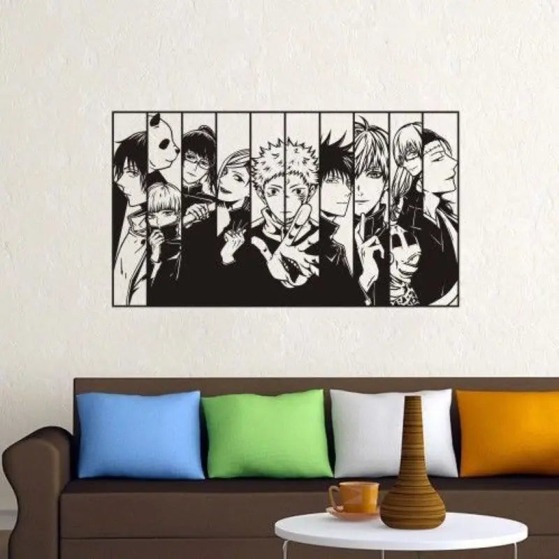 Jujutsu Kaisen Wall Decal Kitashirakawa Vinyl glass Stickers Decal Decor Home Decorative Decoration Anime Car