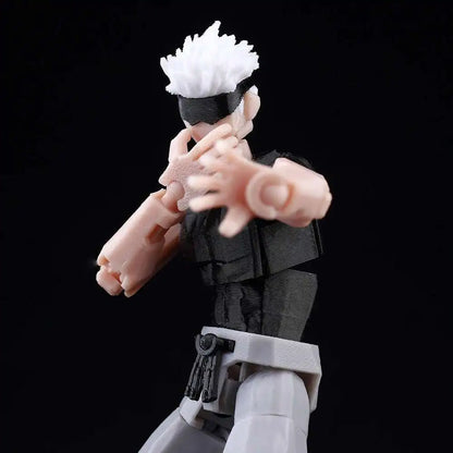 9L3D Printed Jujutsu Kaisen 3D Mini Figures, Satoru Gojo & Geto Suguru Action Model, Anime PVC Collectible Statue, Gift for Fans - Jujutsu Kaisen Merch - Free Shipping Buy Now
