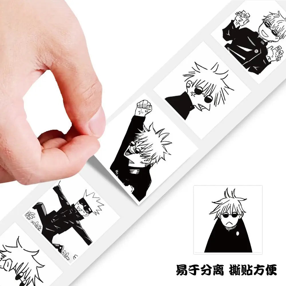 Jujutsu Kaisen chibi Gojo Satoru emoji stickers, cute popular anime, a must-have for students, DIY planner stickers