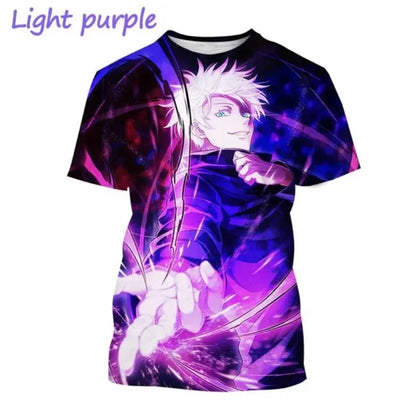 Gojo Satoru 3D Print T-shirt for Men and Itadoru Yuji, Jujutsu Kaiju Graphic Fashion Clothes - Jujutsu Kaisen Merch - Free Shipping Buy Now