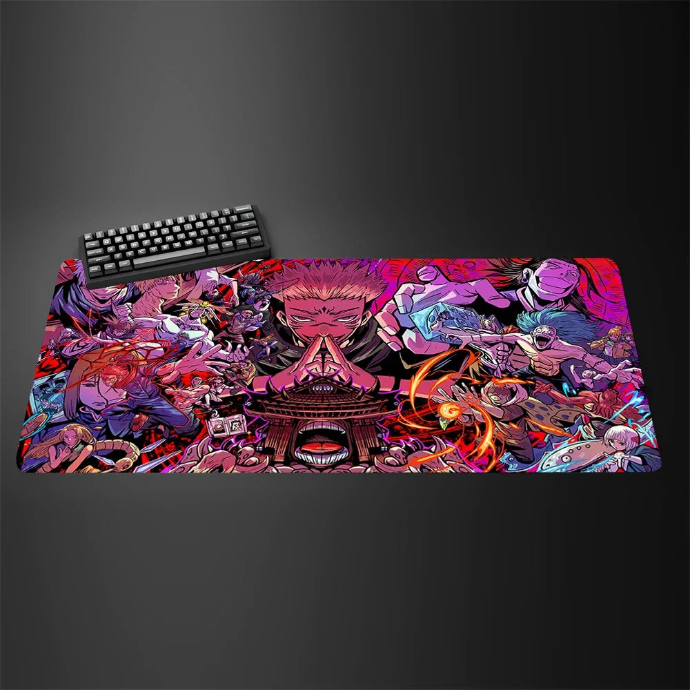 Hot Large Anime Jujutsu Kaisen 40x90CM Mouse Pad Ryomen Sukuna MousePad Satoru Gojo Computer Gaming laptop Accessories Desk Mat