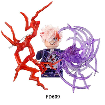 Jujutsu Kaisen MINI Puzzle Brick toys Makora Gojo Satoru Rogo Ryomen Sukuna Kugisaki Nobara Building Blocks Collection Gift