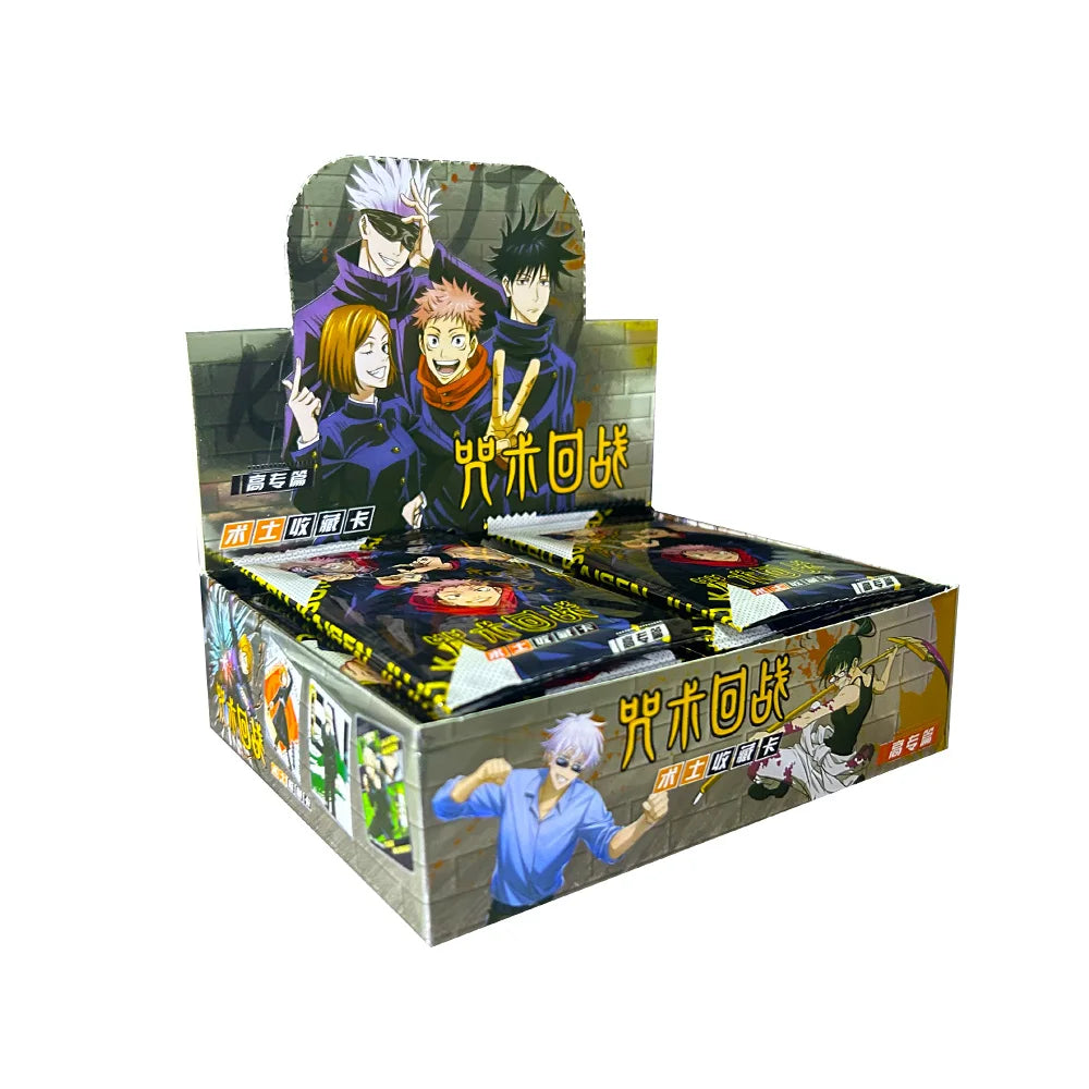 Vente en gros Jujutsu Kaisen Collection Card 1m02 Japonais Anime Booster Box Doujin enfants Jouets et Loisirs Cadeau