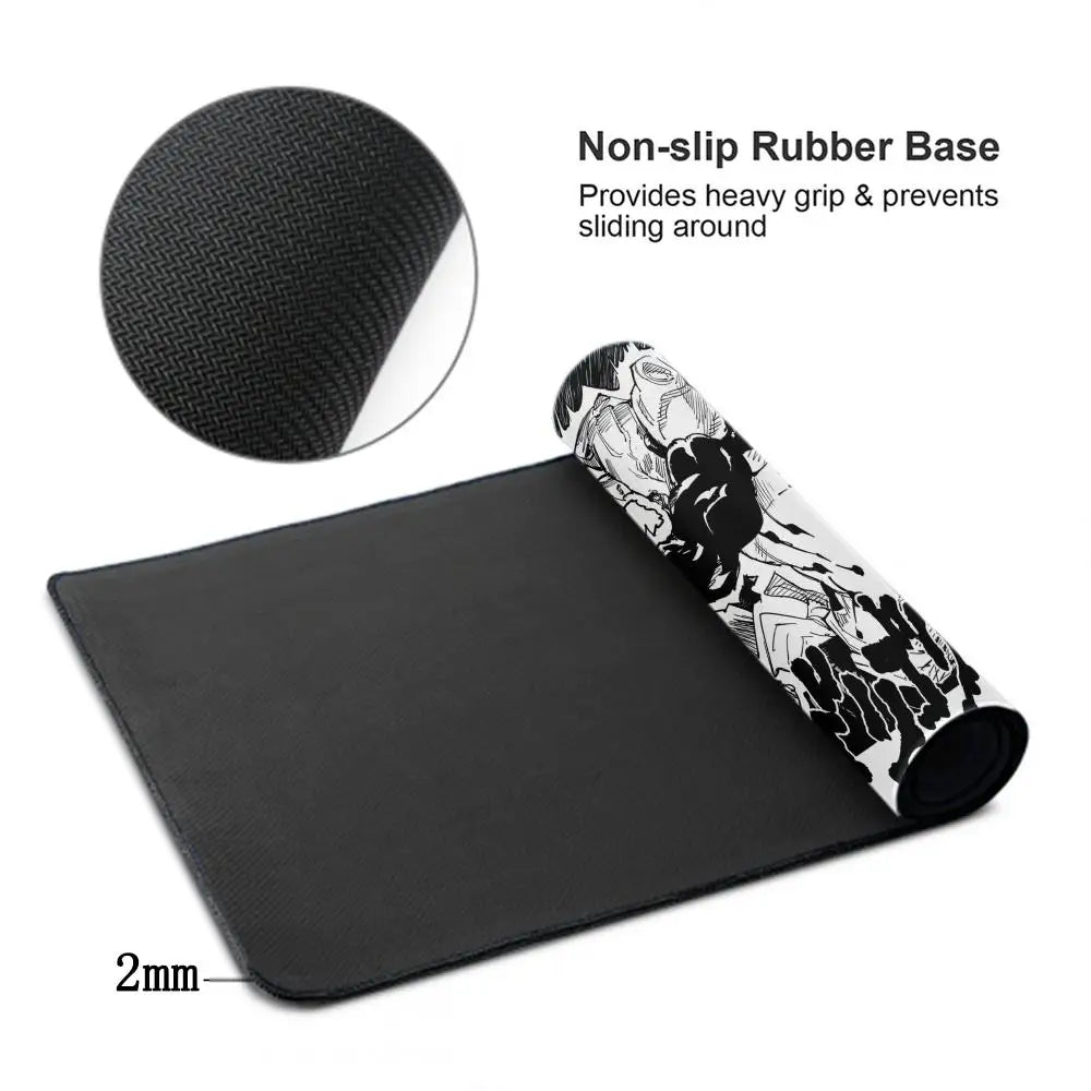 HD 60x30CM Black Anime Jujutsu Kaisen XXL Mouse Pad Gojo Satoru Mouse Pads Computer Gaming Peripheral PC Accessories Desk Mat