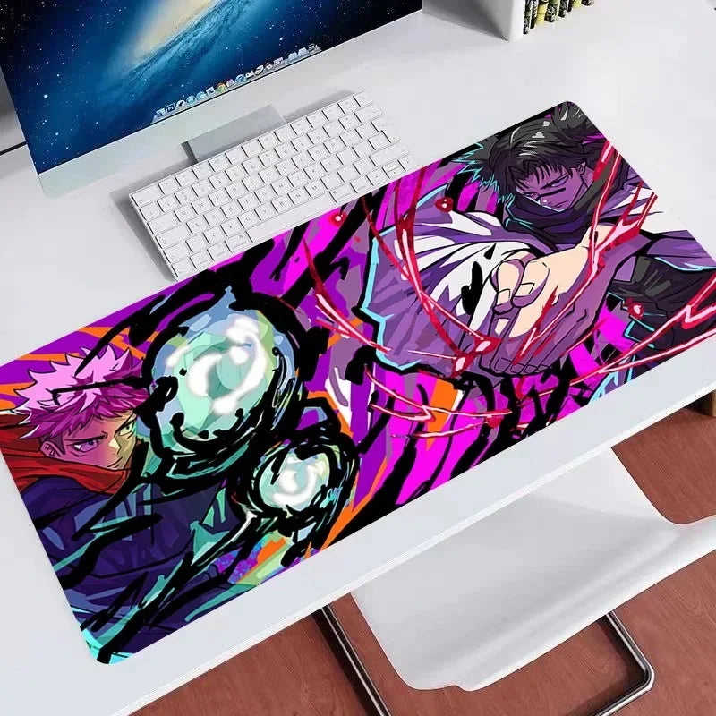 Gaming Mouse Pad Jujutsu Kaisen Choso Office Desk Cushion Computer Accessories Keyboard Table Mat Mousepad 90x40 Laptop Cushion