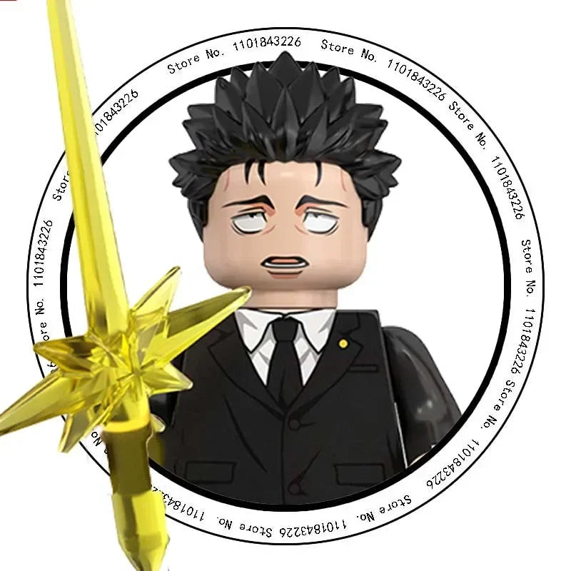 Jujutsu Kaisen Bleach Building Blocks Itadori Yuji Gojo Satoru Ryomen Sukuna Mini Action Figure Accessories Christmas Gifts