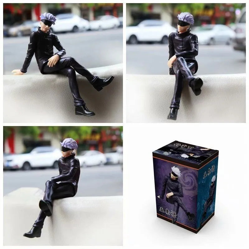 11cm New Gojo Satoru Anime Jujutsu Kaisen Action Figure Itadori Yuji Seated Noodle Stopper Model Toys Japanese Dolls Hobbies  - Jujutsu Kaisen Merch - Free Shipping Buy Now