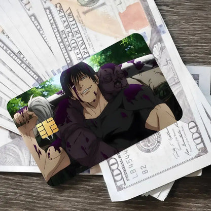 Cool Fashion Anime Popular Hot Top Jujutsu Kaisen Luxury Credit Card Film Debit Protect Bank Bus Card Sticker Skin