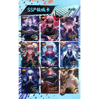 Jujutsu Kaisen Anime Trading Cards Booster Box - Star Card Official Collectible Cards with Rare SSP SP SSR Holo Foil Character