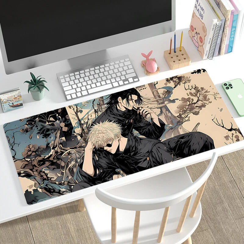 Mouse Pad Gamer Home HD Large Desk Mats Mouse Mat MousePads Jujutsu Kaisen Laptop Anti-slip Gamer Natural Rubber Carpet Mice Pad