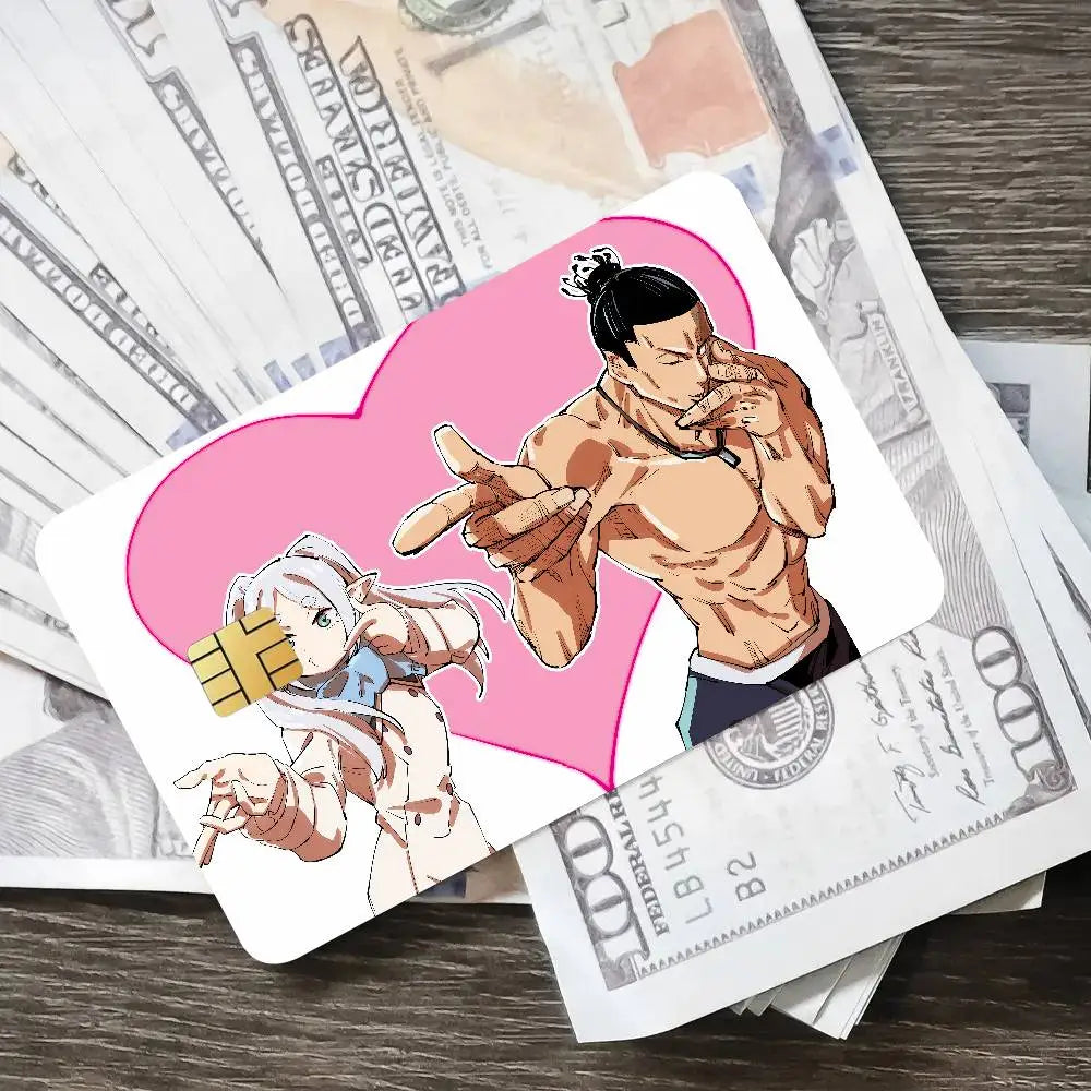 Cool Fashion Anime Popular Hot Top Jujutsu Kaisen Luxury Credit Card Film Debit Protect Bank Bus Card Sticker Skin