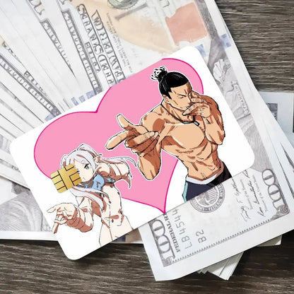 Cool Fashion Anime Popular Hot Top Jujutsu Kaisen Luxury Credit Card Film Debit Protect Bank Bus Card Sticker Skin