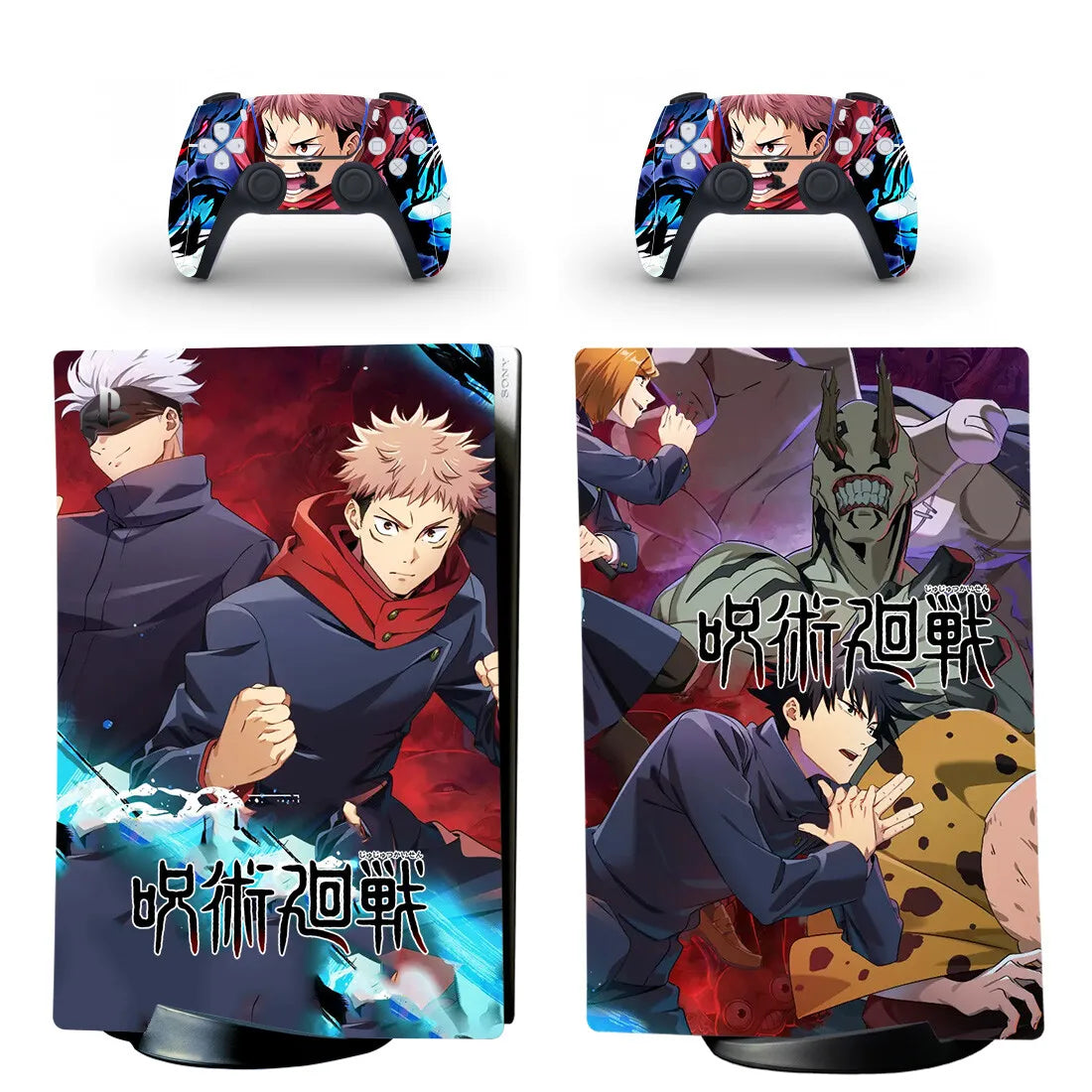 Jujutsu Kaisen Gojo PS5 Digital Skin Sticker Protector Decal Cover for Console Controller PS5 Digital Sticker Vinyl