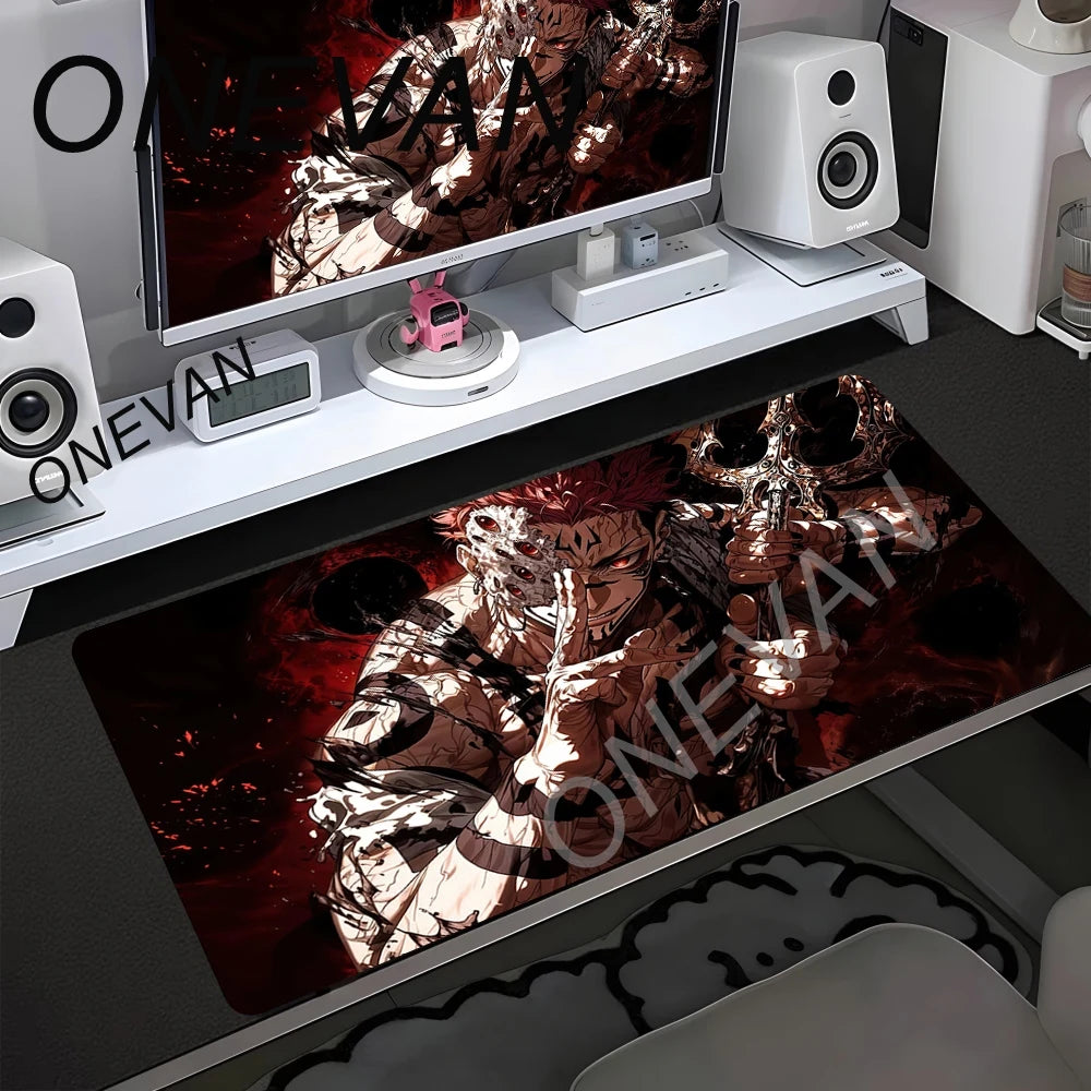Hot Anime Jujutsu Kaisen Large Mouse Pad Ryomen Sukuna Mousepad Pc Computer Gaming Laptop Accessories Desk Mat Non-slip Carpet