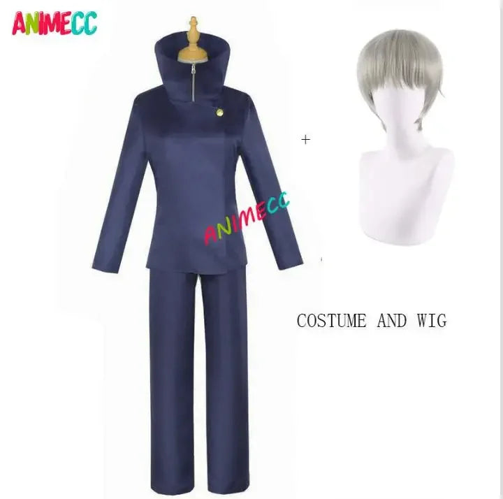 ANIMECC in Stock S-2xL Toge Inumaki Cosplay Costume Wig Tattoo Sticker Shoes Halloween Christmas Party School Uniform Outfit Men - Jujutsu Kaisen Merch - Free Shipping Buy Now