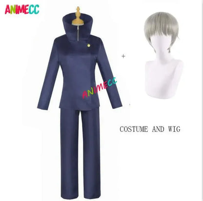 ANIMECC in Stock S-2xL Toge Inumaki Cosplay Costume Wig Tattoo Sticker Shoes Halloween Christmas Party School Uniform Outfit Men - Jujutsu Kaisen Merch - Free Shipping Buy Now