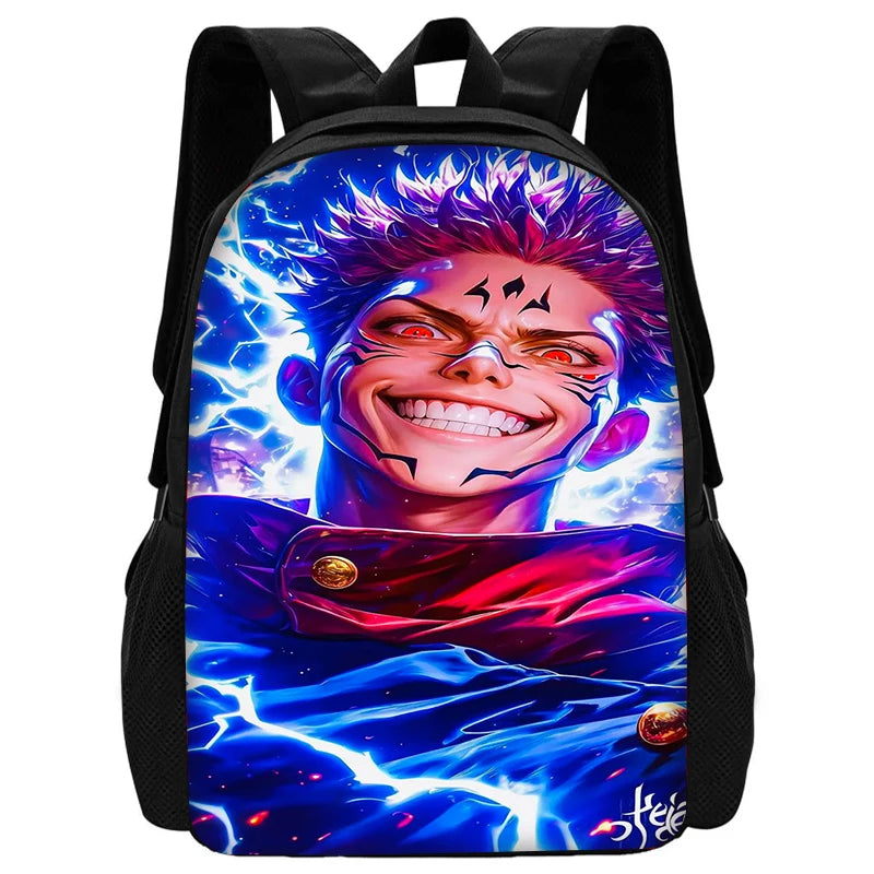 Ensemble de sacs à dos d'école Jujutsu Kaisen Satoru Gojo pour enfants, avec sac à bandoulière, sacs à crayons, sacs d'école pour garçons et filles, meilleur cadeau