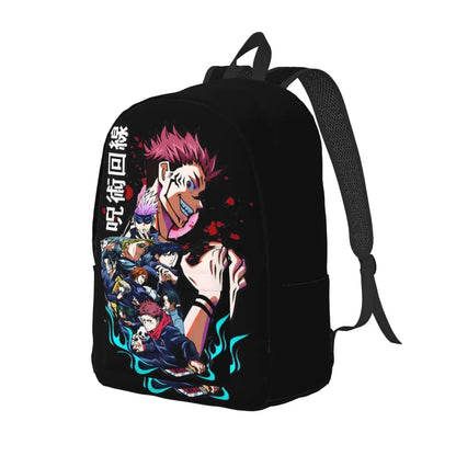 Sac à dos Jujutsu Kaisen Sukuna pour hommes et femmes, mode étudiant, randonnée, voyage, sac à dos, anime, manga, ordinateur portable, sacs en toile, sport