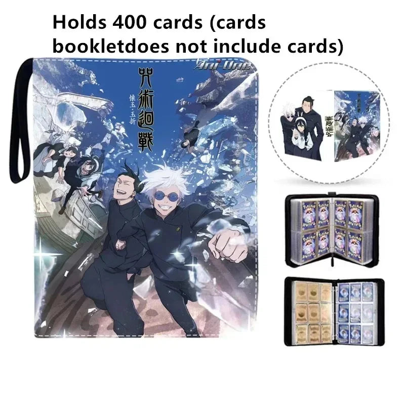 Anime Jujutsu Kaisen Collection 400pcs/900pcs Phantom Parade Card Album Book Card Zipper Game Cards Binder Holder kids Gift