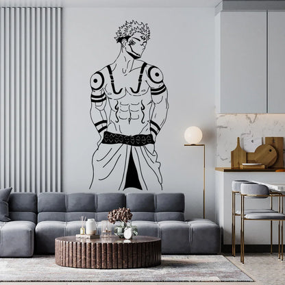 Creative Jujutsu Kaisen Sticker Waterproof Vinyl Wallpaper Home Decor For Kids Rooms Decoration Decoration Accessories
