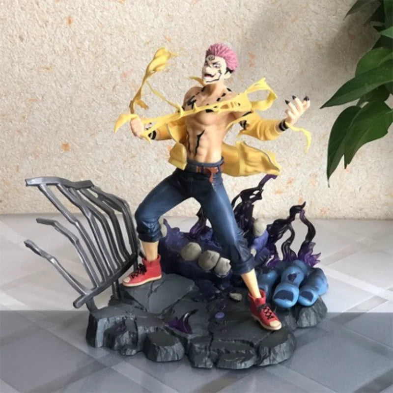 Jujutsu Kaisen Satoru Gojo Itadori Yuji And Ryomen Sukuna Anime Figure Model Statue Collection Desktop Decoration Ornament Toys - Jujutsu Kaisen Merch - Free Shipping Buy Now