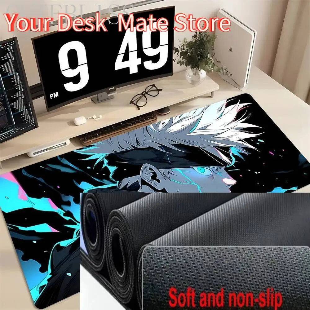 Hot Anime Jujutsu Kaisen Large Mouse Pad Ryomen Sukuna MousePads Computer Gaming Peripheral Accessories Desk Mat XXL 40x90CM