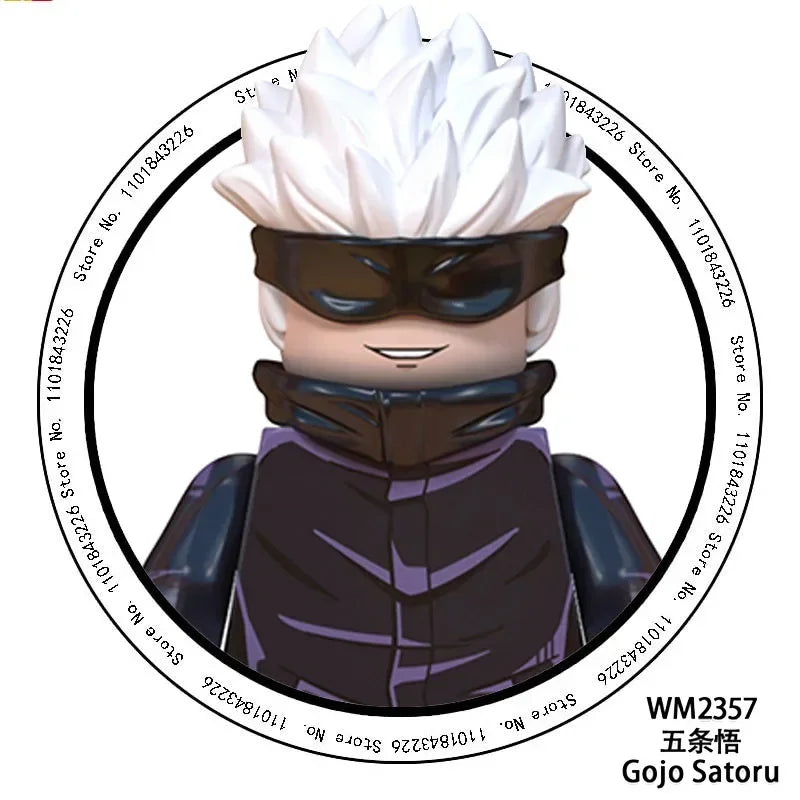 Jujutsu Kaisen Bleach Building Blocks Itadori Yuji Gojo Satoru Ryomen Sukuna Mini Action Figure Accessories Christmas Gifts