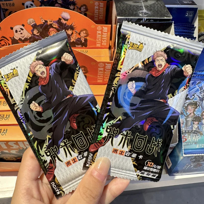 Original KAYOU Jujutsu Kaisen Card Higher Vocational Warlock Animation Theme Series Game Collection Card Toy Children Gifts