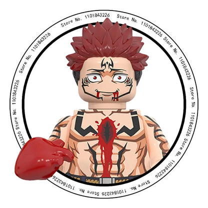 WM6202 Jujutsu Kaisen Building Blocks Itadori Yuji Gojo Satoru Ryomen Mini Action Figure Accessories Christmas Gift for Kids - Jujutsu Kaisen Merch - Free Shipping Buy Now