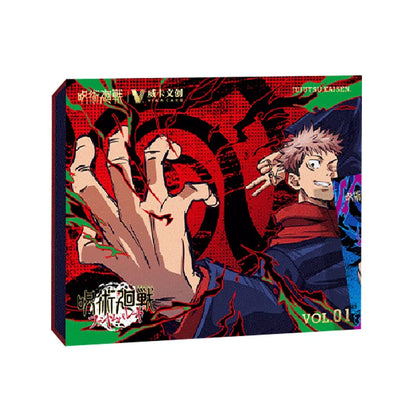 Jujutsu Kaisen Ryomen Sukuna Card Itadori Yuji Fushiguro Megumi Satoru Gojo Collectible Anime Cards Children Toy Gifts