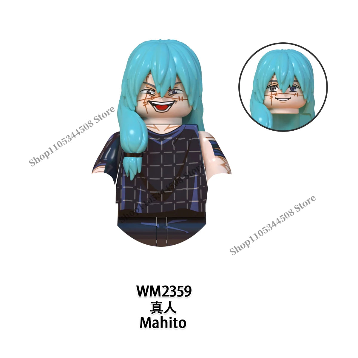 Jujutsu Kaisen MINI Puzzle Brick toys Makora Gojo Satoru Rogo Ryomen Sukuna Kugisaki Nobara Building Blocks Collection Gift