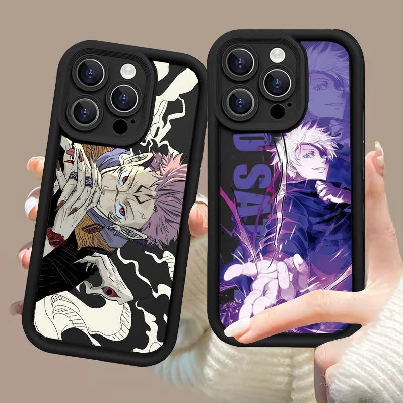 Jujutsu Kaisen Gojo Satoru housse en Silicone pour Motorola MOTO Edge 40 50 Pro Fusion Ultra G85 G35 G75 G05 G84 G15 G34 E14
