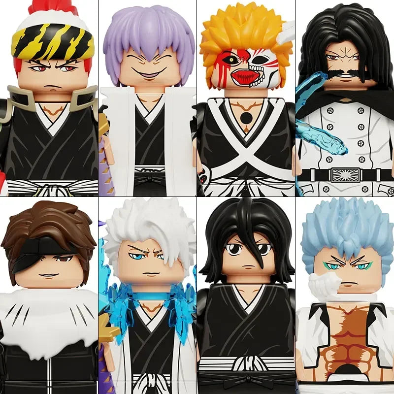Jujutsu Kaisen Bleach Building Blocks Itadori Yuji Gojo Satoru Ryomen Sukuna Mini Action Figure Accessories Christmas Gifts