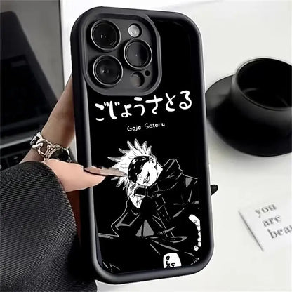 Jujutsu Kaisen Gojo Satoru étui pour motorola MOTO Edge 40 50 Pro Fusion Ultra G85 G35 G75 G05 G84 G15 G34 E14 housse en Silicone