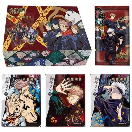 Cartes Jujutsu Kaisen Chapitre avancé Cartes en métal rare Cartes Quicksand de qualité Cartes de collection Gojo Satoru Fushiguro Megumi 