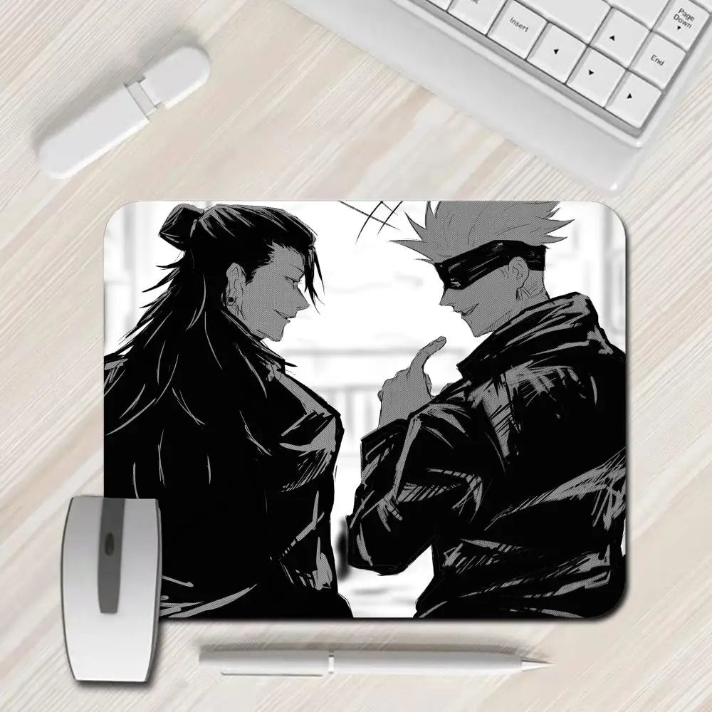 HYBXAXC 450x400mm Jujutsu Kaisen Gaming Mouse Pad XS Small Mousepad For PC Gamer Desktop Decoration Office Mouse Mat Deskmat Rug