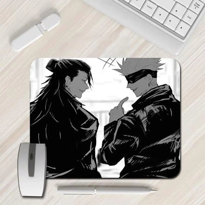 HYBXAXC 450x400mm Jujutsu Kaisen Gaming Mouse Pad XS Small Mousepad For PC Gamer Desktop Decoration Office Mouse Mat Deskmat Rug