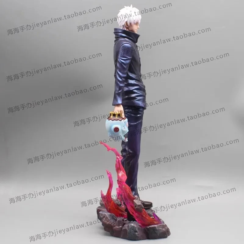 Jujutsu Kaisen Anime Figures Satoru Gojo Figure 2 Heads 2 Arms Action Figurine Statue Collection Ornament Model Christmas Gifts - Jujutsu Kaisen Merch - Free Shipping Buy Now