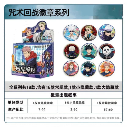 Cartes Jujutsu Kaisen Chapitre avancé Cartes en métal rare Cartes Quicksand de qualité Cartes de collection Gojo Satoru Fushiguro Megumi 