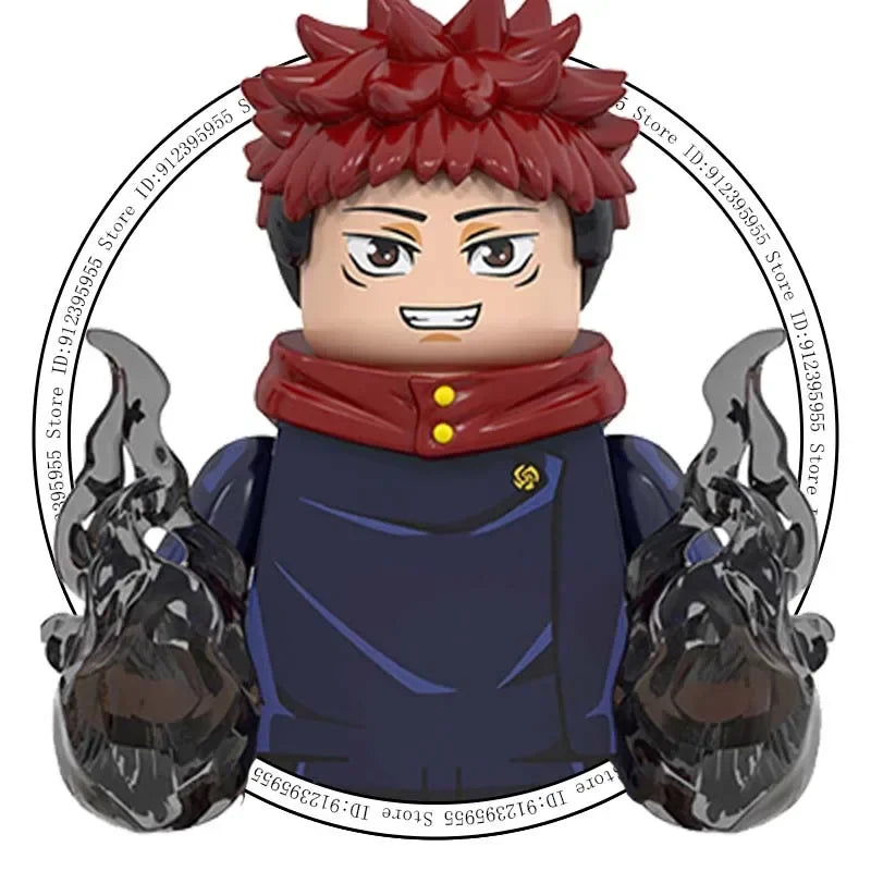 Jujutsu Kaisen Bleach Building Blocks Itadori Yuji Gojo Satoru Ryomen Sukuna Mini Action Figure Accessories Christmas Gifts