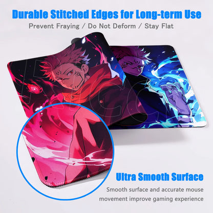 Anime Jujutsu Kaisen Mouse Pad Cool Gojo Satoru Large Gaming Mousepad Gamer Laptop Keyboard Mice Mat Computer 900×400mm Desk Mat