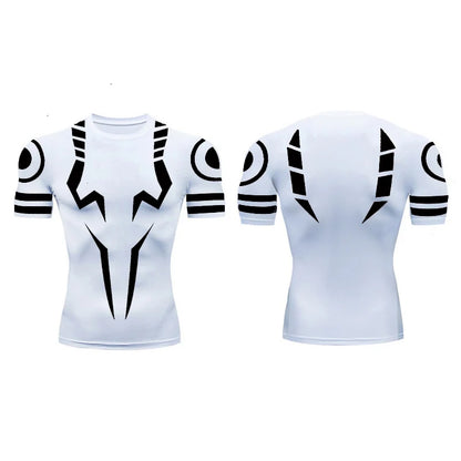 T-Shirt For Men Gym Graphic T Shirts Anime Jujutsu Kaisen 3D Print Compression Fitness Undershirt Tee Oversized Men Clothing Top - Jujutsu Kaisen Merch - Free Shipping Buy Now