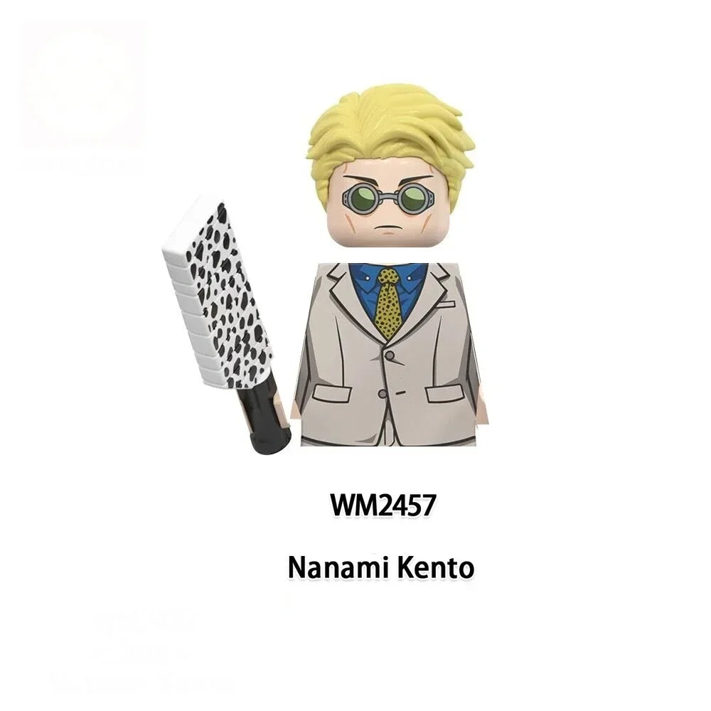 Anime Jujutsu Kaisen Cartoon Gojo Satoru Itadori Yuj Fushiguro Megumi Okkostu Yuta Building Blocks Mini Action Figures Kids Toy - Jujutsu Kaisen Merch - Free Shipping Buy Now
