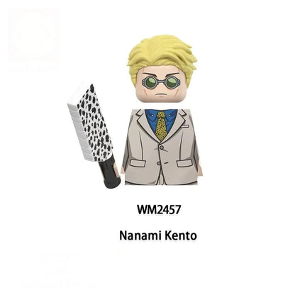 Anime Jujutsu Kaisen Cartoon Gojo Satoru Itadori Yuj Fushiguro Megumi Okkostu Yuta Building Blocks Mini Action Figures Kids Toy - Jujutsu Kaisen Merch - Free Shipping Buy Now