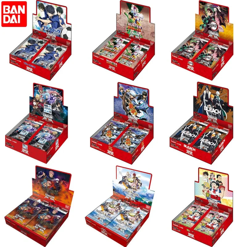 Genuine Jujutsu Kaisen Anime Bandai Ua Union Arena Top Battle Trading Union Arena Card Game Collection Card Toys Gifts