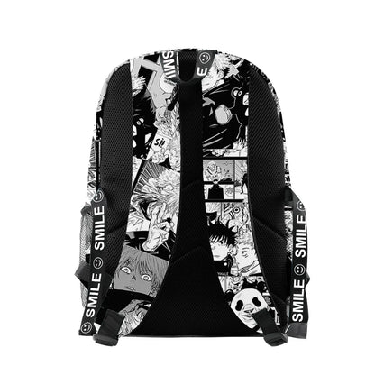 Sac à dos d'école Anime Satoru Gojo pour ordinateur portable, sac à dos pour garçons, filles, adolescents, sac d'école, sac de voyage, sac à bandoulière