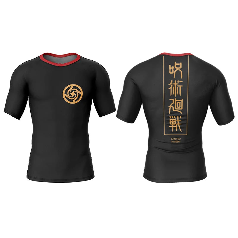 T-Shirt For Men Gym Graphic T Shirts Anime Jujutsu Kaisen 3D Print Compression Fitness Undershirt Tee Oversized Men Clothing Top - Jujutsu Kaisen Merch - Free Shipping Buy Now